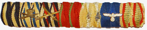 WW I /WW II Seven Place Ribbon Bar