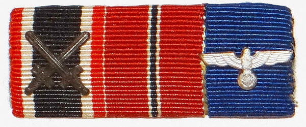 Army WW II Three Place Ribbon Bar. Army WW II Three Place Ribbon Bar.