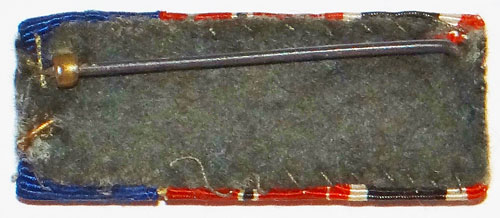 Army WW II Three Place Ribbon Bar.