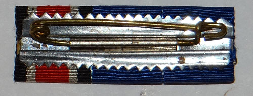 Army WW II Three Place Ribbon Bar