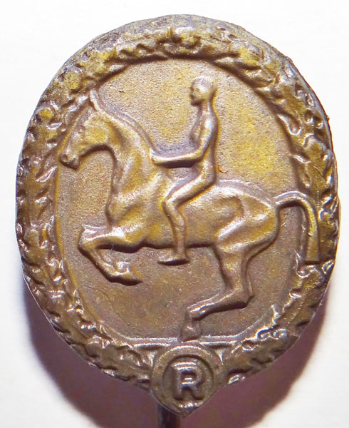 Miniature Bronze Horseman’s Badge "Stick Pin" Miniature Bronze Horseman’s Badge "Stick Pin"
