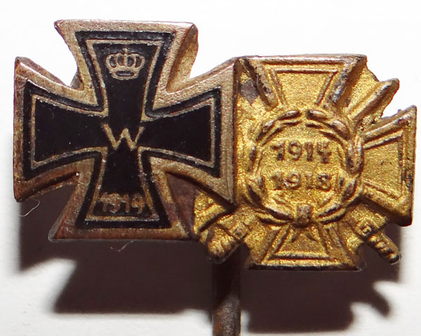 Enamel Miniature WW I Awards Stick Pin Enamel Miniature WW I Awards Stick Pin