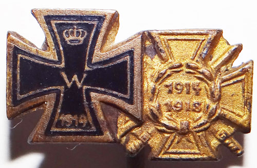 Enamel Miniature WW I Awards Stick Pin