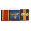 Army WW II Three Place Ribbon Bar