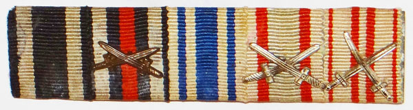 WW I Five Place Ribbon Bar