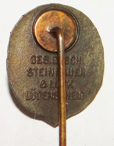 Miniature Bronze Horseman’s Badge "Stick Pin"