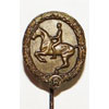 Miniature Bronze Horseman’s Badge "Stick Pin"