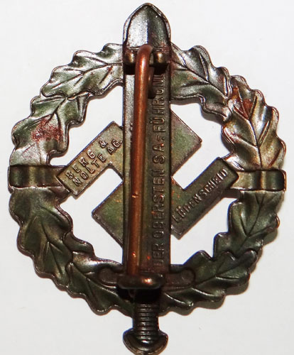BRONZE SA Sport Badge 1939-1944 Pattern