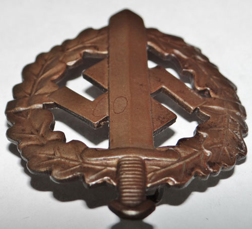 Numbered BRONZE SA Sport Badge 1935-1939 Pattern