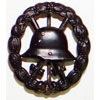 CUT OUT Black WW I German Wound Badge