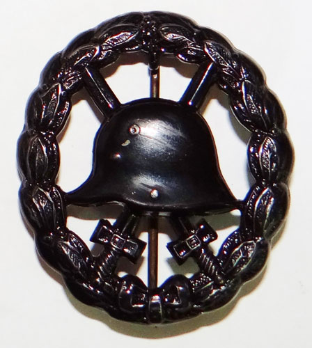 CUT OUT Black WW I German Wound Badge