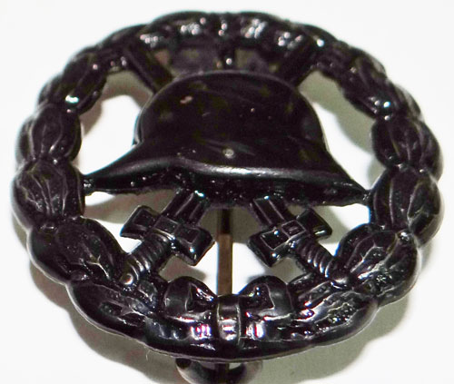 CUT OUT Black WW I German Wound Badge