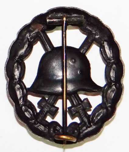 CUT OUT Black WW I German Wound Badge