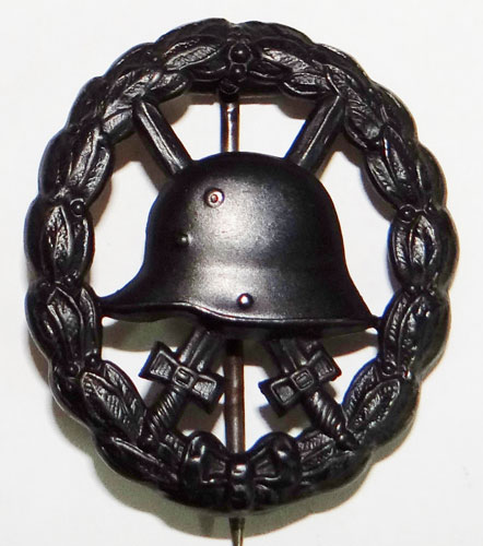 CUT OUT WW I German Black Wound Badge