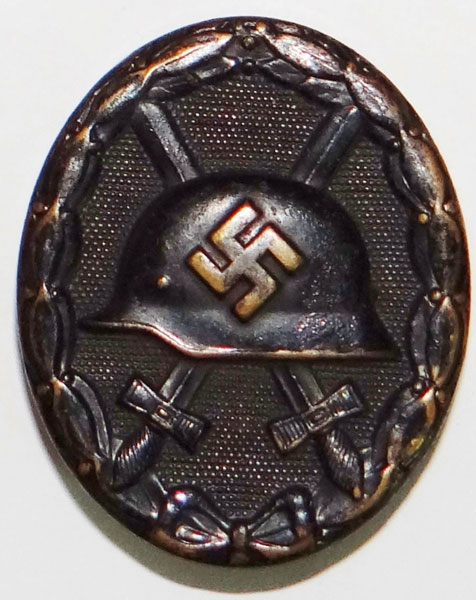 Black Cutout WW I Wound Badge Black Cutout WW I Wound Badge