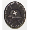 "65" Maker Marked WW II Black Wound Badge