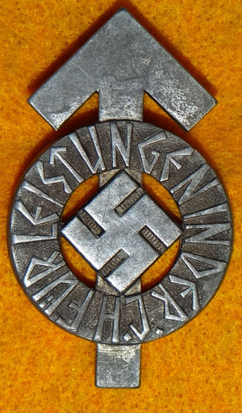 Silver HJ Proficiency Badge Silver HJ Proficiency Badge