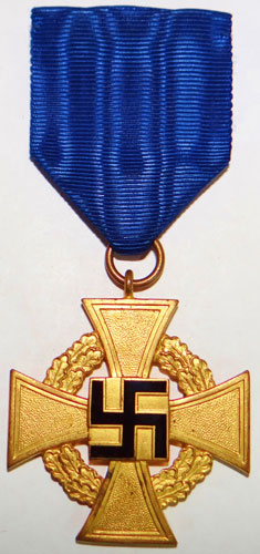 Gold 40 Year Faithful Service Cross