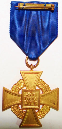Gold 40 Year Faithful Service Cross