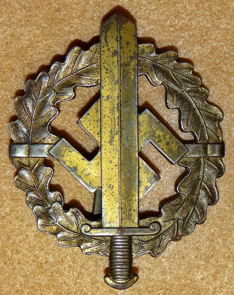1939-1944 Pattern Bronze SA Sport Badge 1939-1944 Pattern Bronze SA Sport Badge