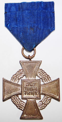 25 Year Silver Faithful Service Cross