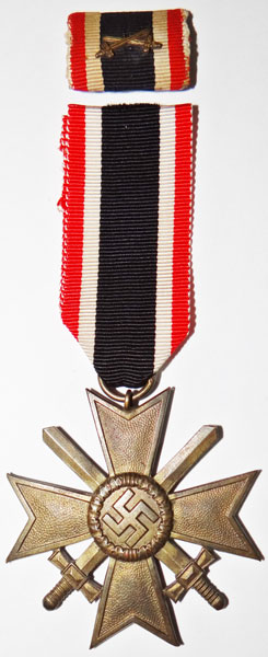 War Merit Cross 2nd Class with Swords with Ribbon Bar War Merit Cross 2nd Class with Swords with Ribbon Bar