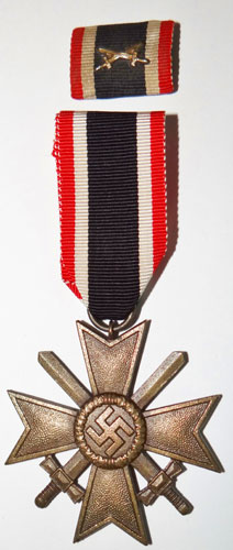 War Merit Cross 2nd Class with Swords with Ribbon Bar