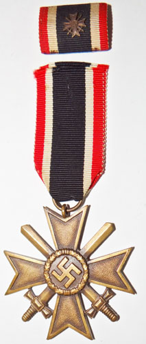 War Merit Cross 2nd Class with Swords with Ribbon Bar