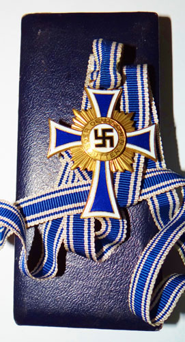 CASED Gold Mothers Cross
