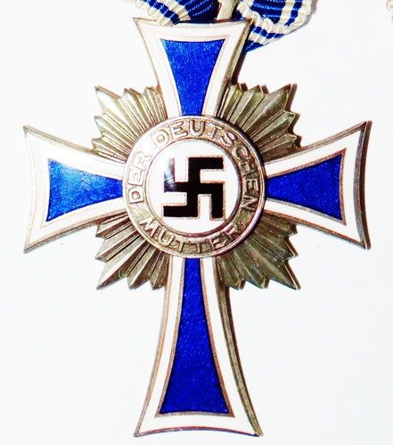Silver Mothers Cross with Award Packet