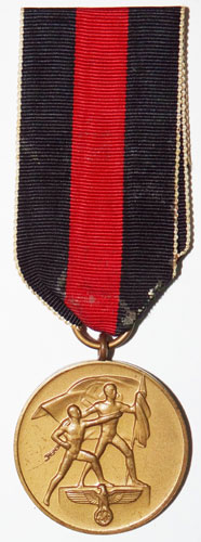 Czech Annexation Commemorative Medal