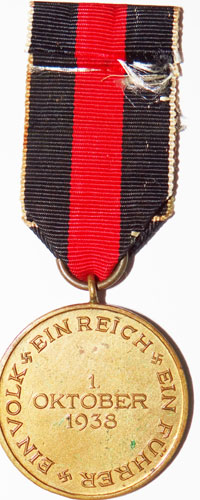Czech Annexation Commemorative Medal