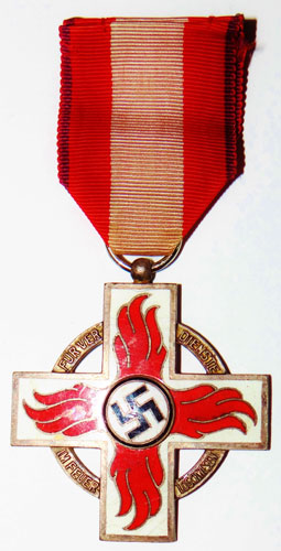 2nd Class Fire Brigade Enamel Medal