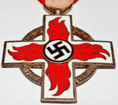 2nd Class Fire Brigade Enamel Medal