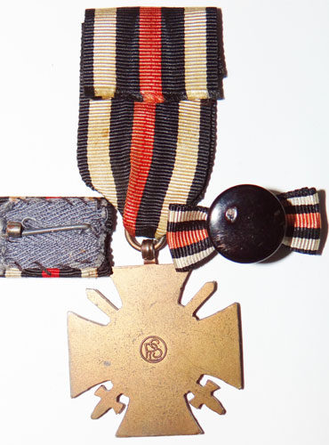 WW I Cross of Honor with Swords with Ribbon Bar & Lapel Ribbon