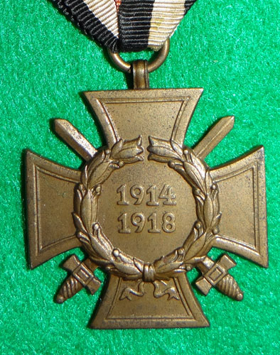 WW I Cross of Honor 1914/18 with Swords