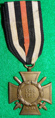 WW I Cross of Honor 1914/18 with Swords