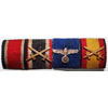 German Army WW II Four Place Ribbon Bar