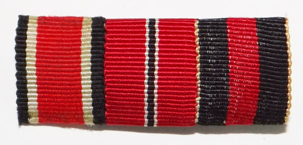 WW II German Three Place Ribbon Bar WW II German Three Place Ribbon Bar