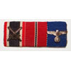 WW II German Army Three Place Ribbon Bar