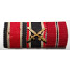 German WW II Three Place Ribbon Bar