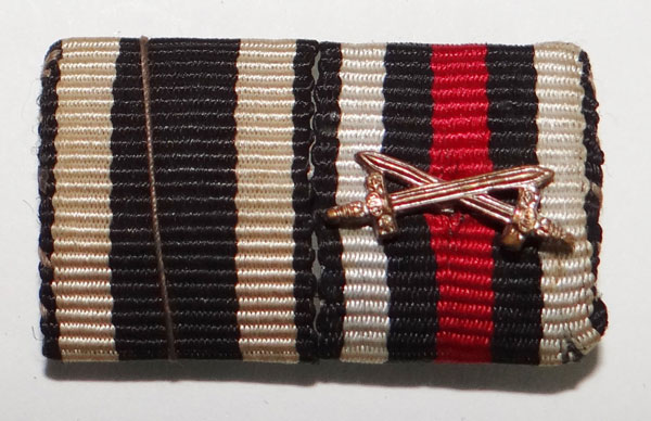 WW I German Two Place Ribbon Bar