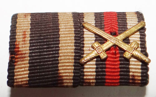 WW I German Two Place Ribbon Bar