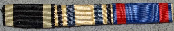 WW I Three Place Ribbon Bar WW I Three Place Ribbon Bar