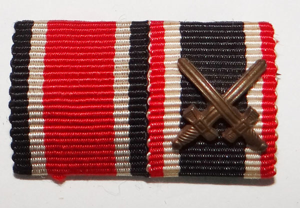 German WW II Two Place Ribbon Bar German WW II Two Place Ribbon Bar