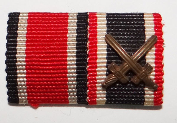 German WW II Two Place Ribbon Bar