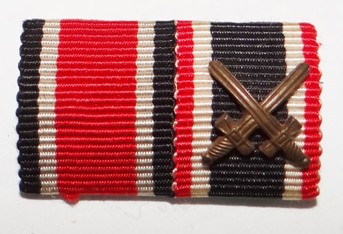 German WW II Two Place Ribbon Bar