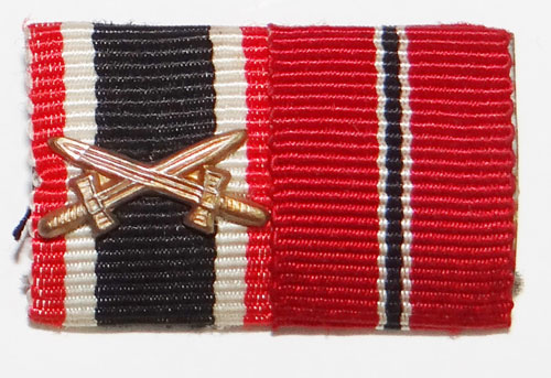 German WW II Two Place Ribbon Bar