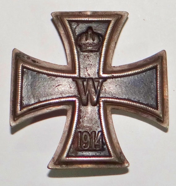 KO Marked 1st Class German WW I Iron Cross KO Marked 1st Class German WW I Iron Cross