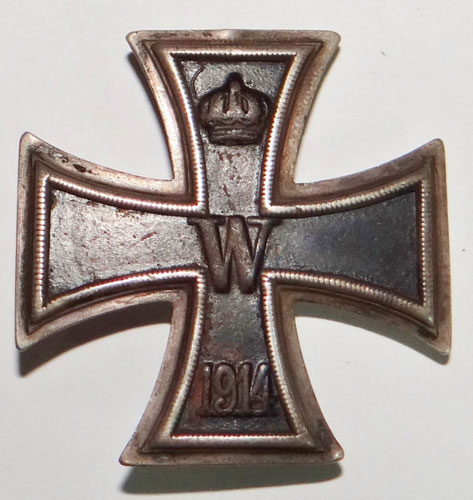 KO Marked 1st Class German WW I Iron Cross